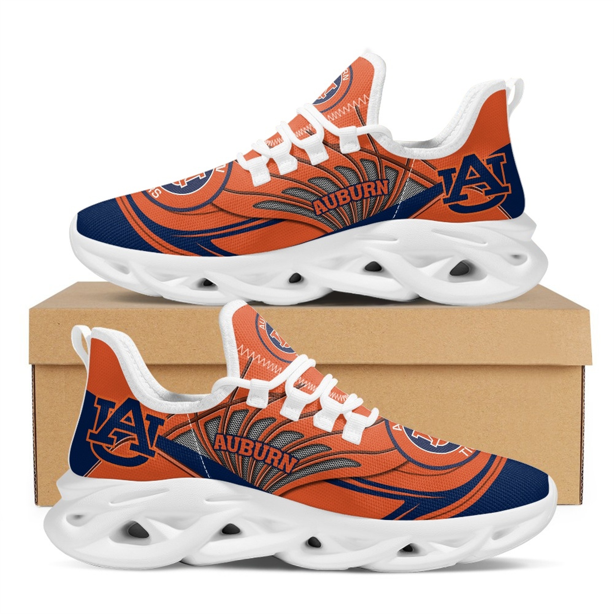 Women's Auburn Tigers Flex Control Sneakers 001